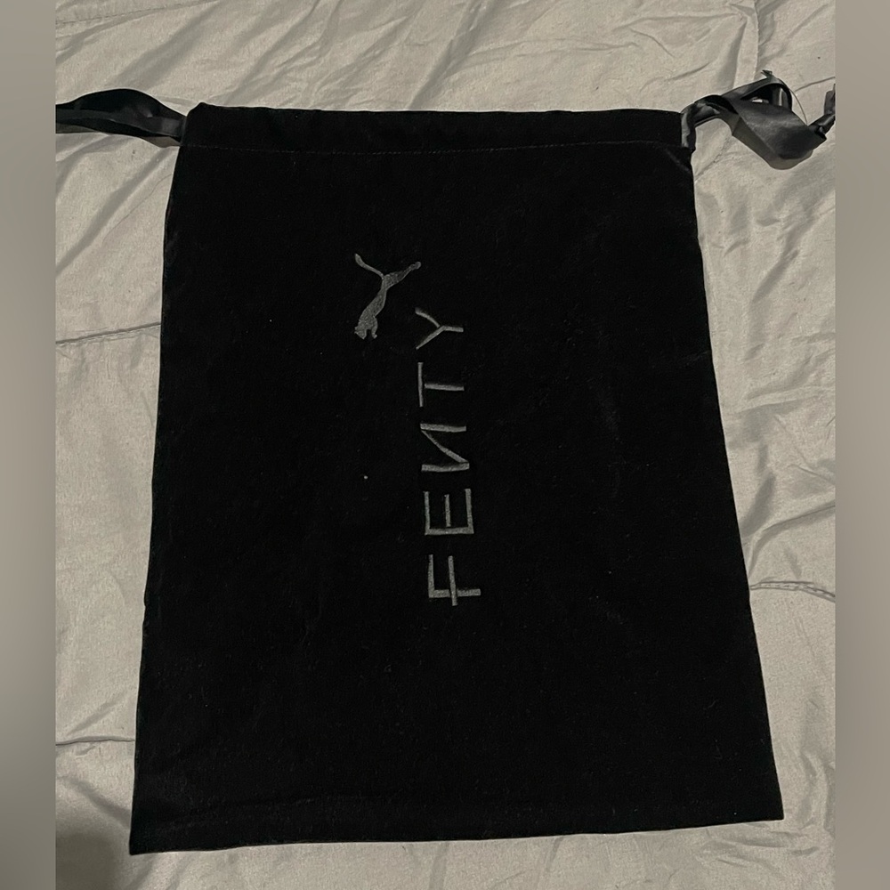 Fenty Puma Rihanna Felt Drawstring Duster Carry Bag